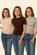 Zestaw 3 T-shirtów Segunda piel