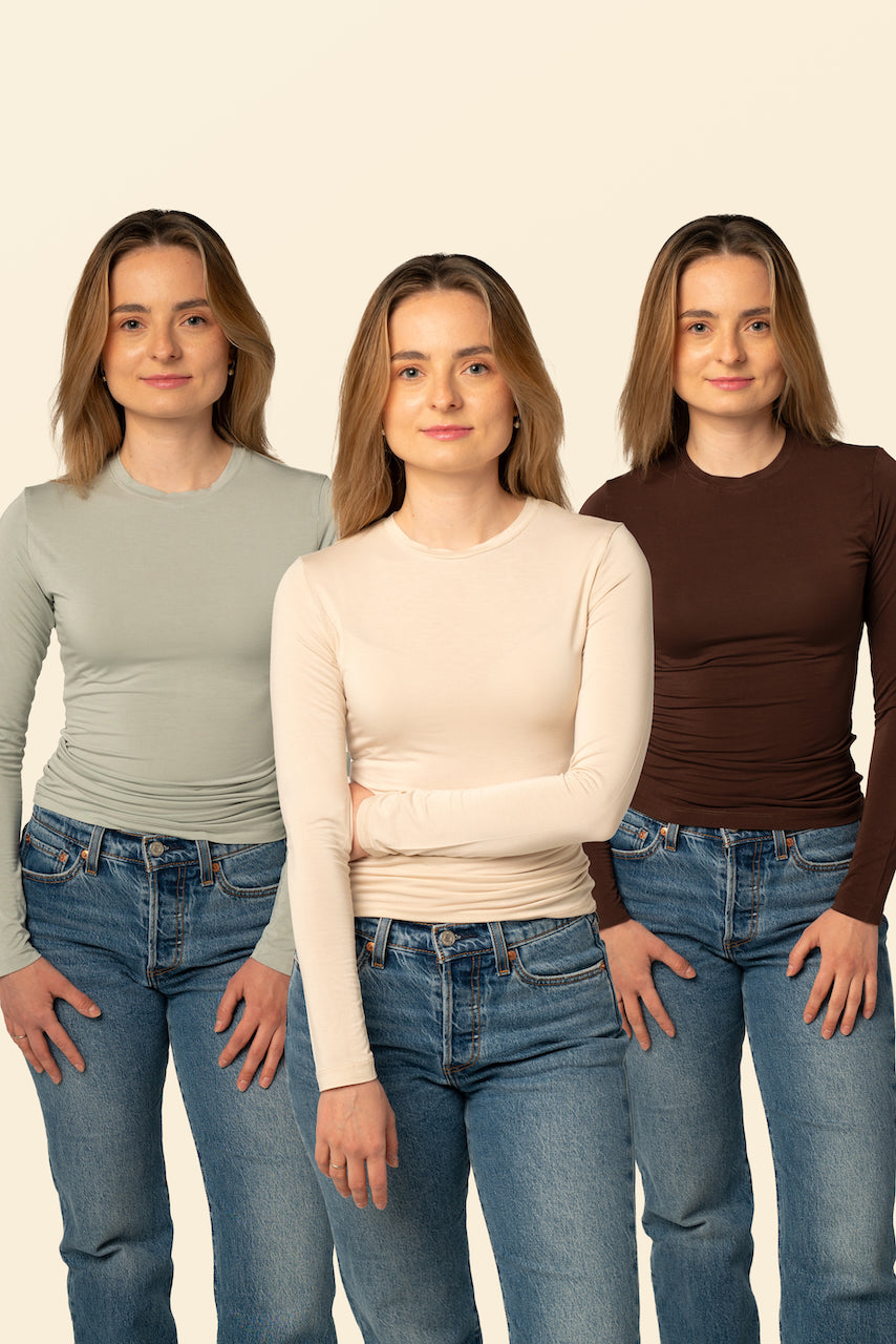 Zestaw 3 koszulek Segunda Piel