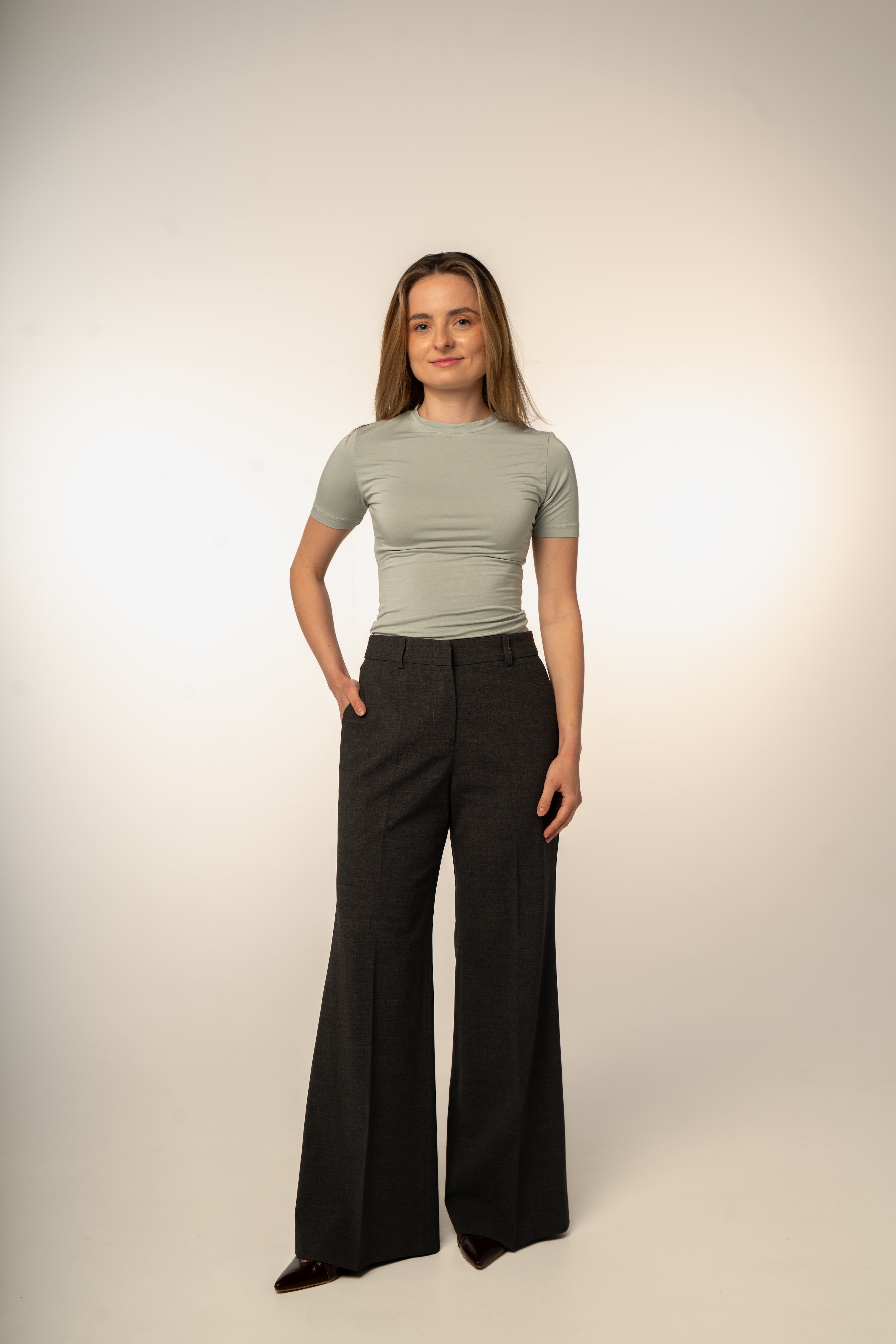 Wełniane spodnie Serena