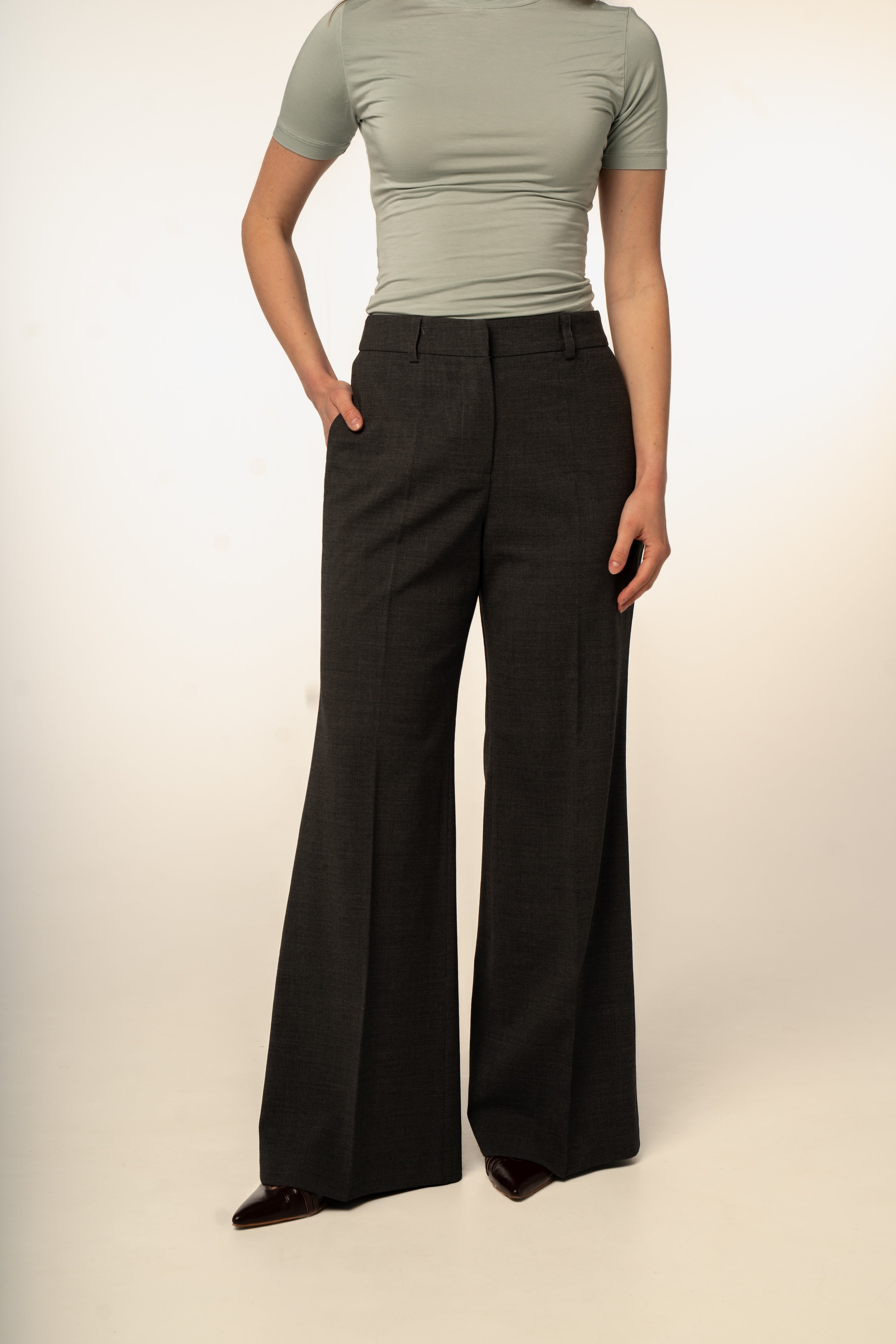 Wełniane spodnie Serena