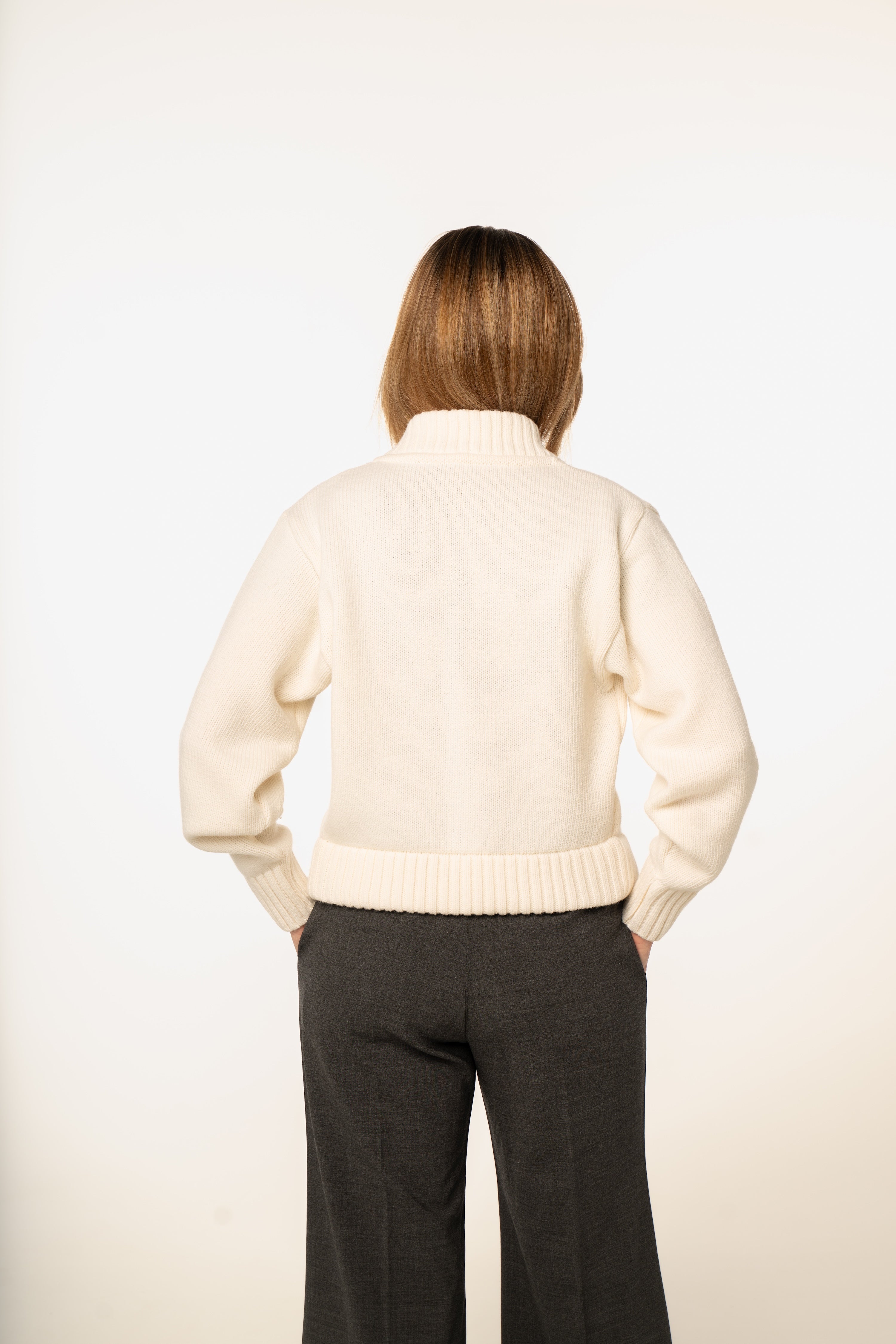 Wełniana bomberka z kaszmirem Nube