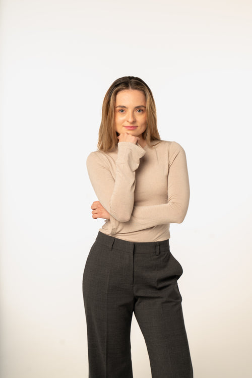 Bluzka z kaszmirem Esencia