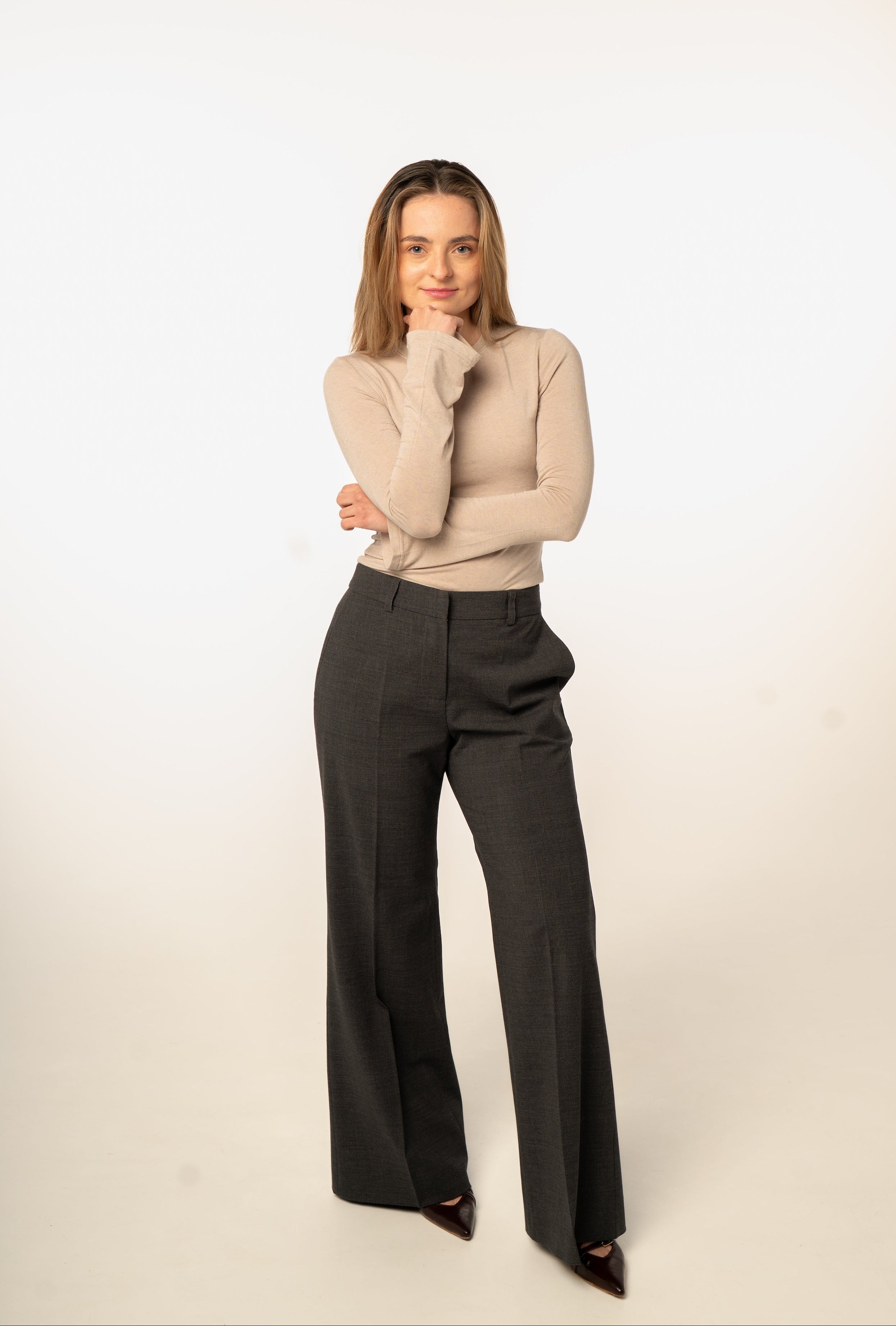 Wełniane spodnie Serena